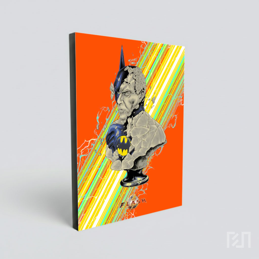 Seni Bust Batman dan Bruce Wayne yang Ikonik