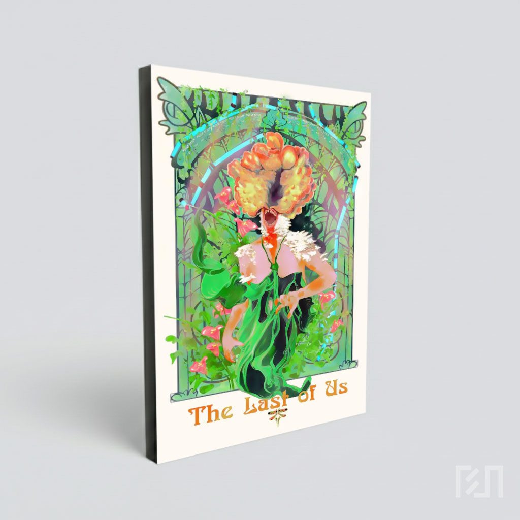 Seni Fantasi Clicker The Last of Us Bergaya Art Nouveau
