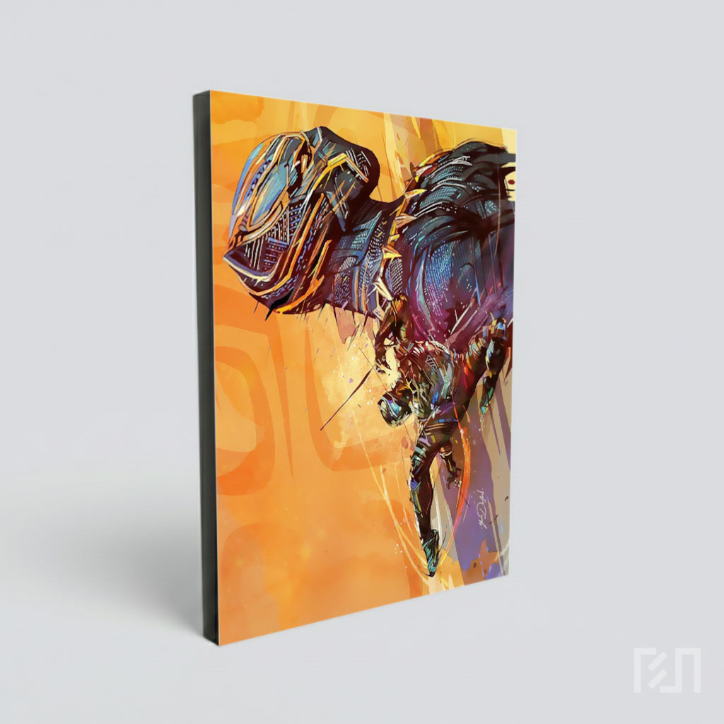 Seni Ilustrasi Black Panther Marvel