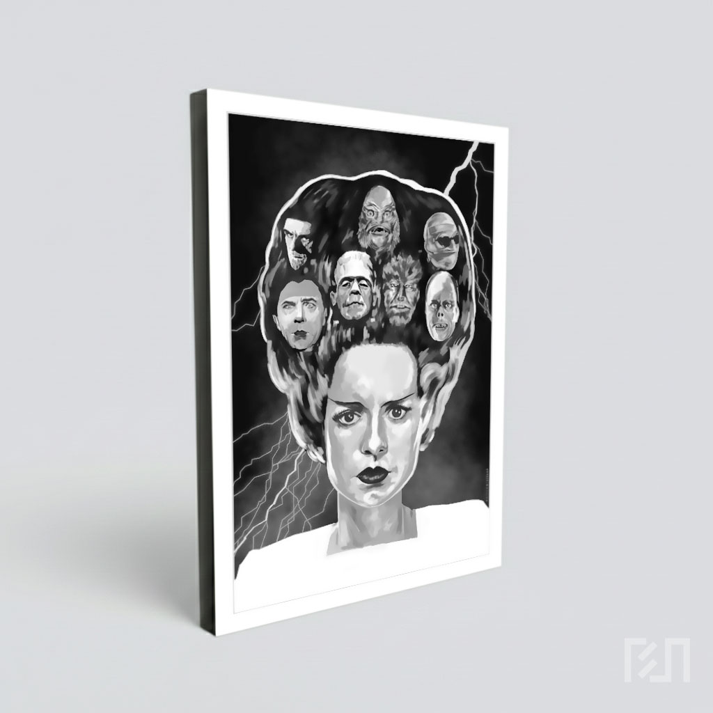 Seni Ilustrasi Klasik Universal Monsters